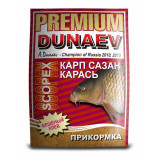 Прикормка Dunaev премиум карп-сазан скопекс 1кг